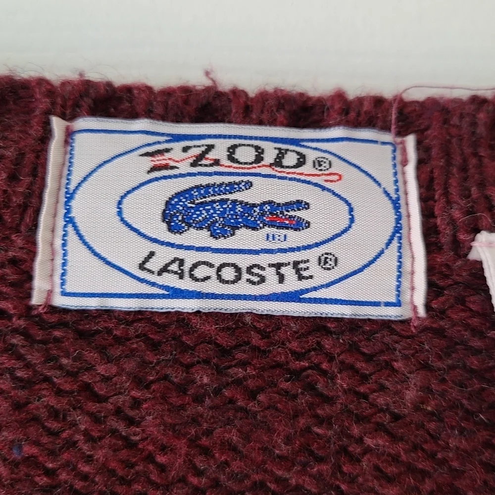 Lacoste Vintage Wool Blend Sweater